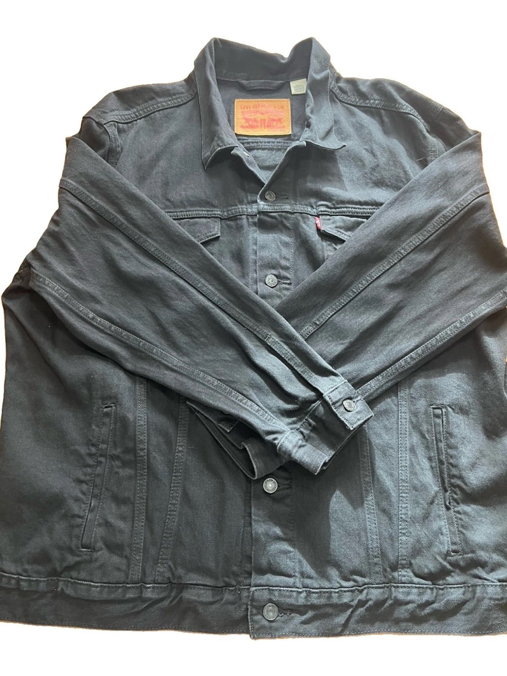 Levi’s 72334‑0144 Black Trucker Jacket XXXL – Excellent Condition, Minimal Wear - Picture 11 of 11
